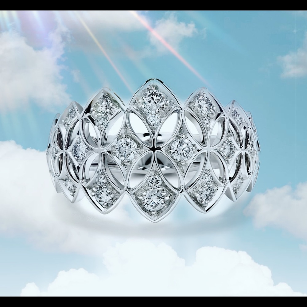 Kat Florence D FLAWLESS Diamonds 18 kt WG, NWT
